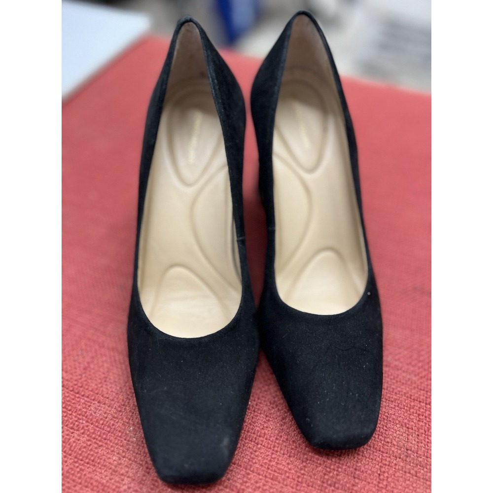 Antonio Melani Suede Block Heels - Size 6.5 M Ellery Flared Heels